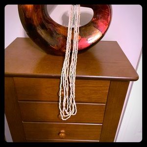 Four Beaded necklaces They are old.